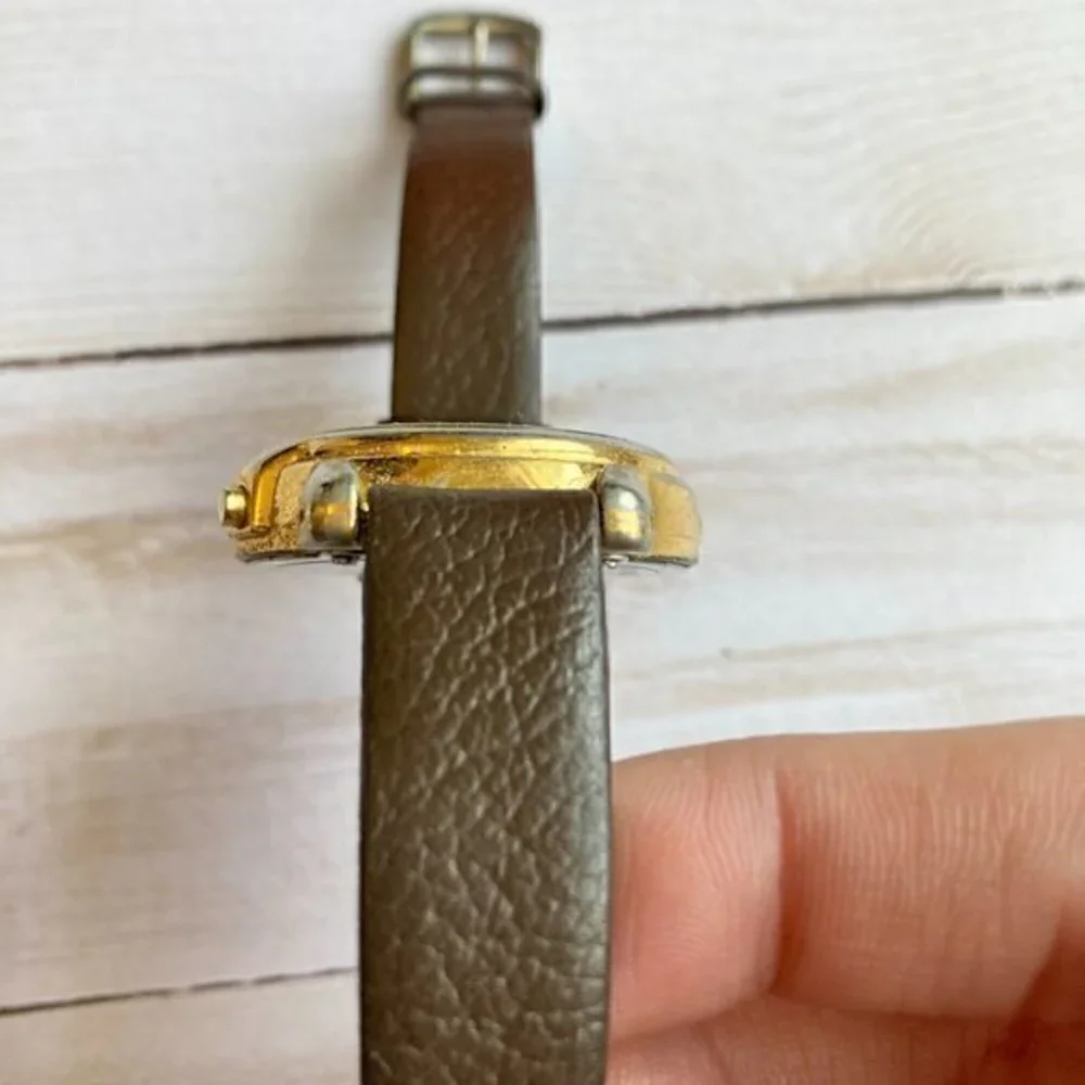 Lorus Vintage 1980's Disney Mickey Mouse Singing Watch with Leather Band